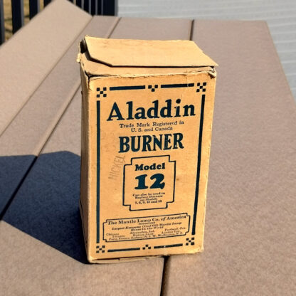 Aladdin Lamp Model 12 Burner New in Box Nickel Finish - Image 3