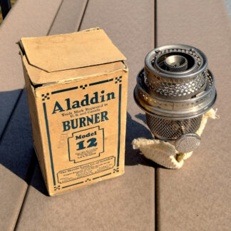 Aladdin Lamp Model 12 Burner New in Box Nickel Finish
