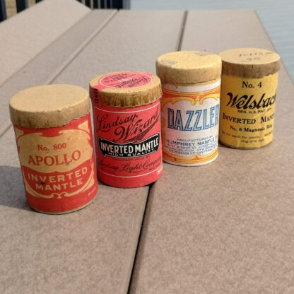 Old Incandescent Gaslight Mantles in Round Boxes - Image 2