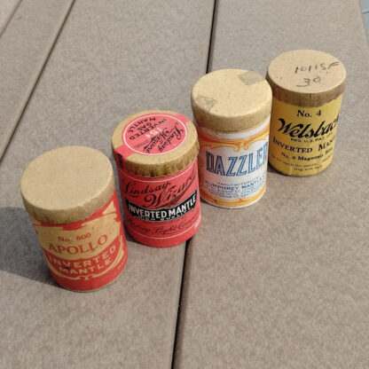 Old Incandescent Gaslight Mantles in Round Boxes - Image 3