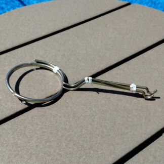 Aladdin Lamp Brand 14 inch Tripod Nickel Finish.