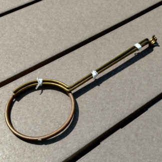 Aladdin Lamp Brand 16 inch Tripod Brass Finish.