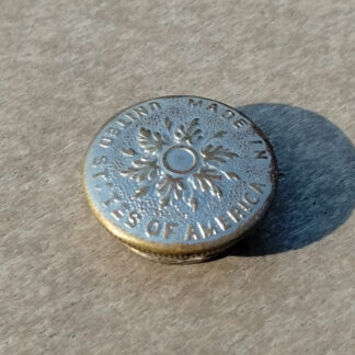 Oil Lamp Nickel Fuel Plug Unknown Maker