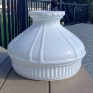 Aladdin Lamp White Opal Glass Shade Part # N653