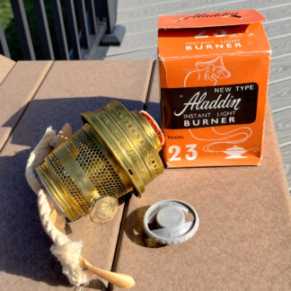 Aladdin Lamp Model 23 Brass Lox-on Burner