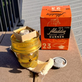 Aladdin Lamp Model 23 Lox-on Burner Made in England