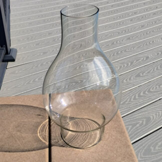 Large Bulge Oil Lamp Chimney