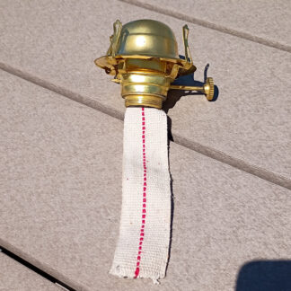 #3 Oil Lamp Burner Solid Brass