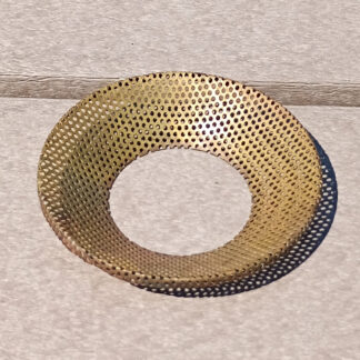 Aladdin Lamp Model #2 Brass Air Distributor Screen Early 1-Piece Design