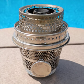 Aladdin Lamp Super Aladdin Burner Nickel Finish