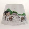 Aladdin Lamp Heartland Wicker Table Lamp with Peace Love Farm Shade - Image 3