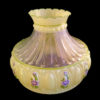 Aladdin Lamp Purple Violets Glass Shade Part # M759 - Image 2