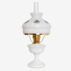 Aladdin Lamp Milk Glass Alexandria with Beach Paradise Shade & Brass Hardware