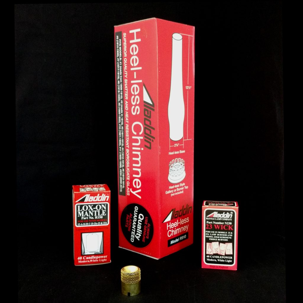 Aladdin Lamp Model 23A Heelless Restoration Kit Imperial Lighting Co.