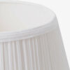 Aladdin Lamp White 14 inch Pleated Fabric Shade Part #N110w - Image 4