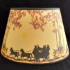 Aladdin Lamp "Coach & Four" 14 inch Paper Shade Part # N144-01