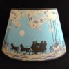 Coach and Four Oil Lamp Shade