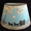 Aladdin Lamp "Coach & Four" 14 inch Paper Shade Part # N144-02 - Image 3
