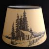 Aladdin Lamp Log Cabin Paper Shade Part # N209 - Image 2