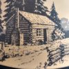 Aladdin Lamp Log Cabin Paper Shade Part # N209 - Image 3