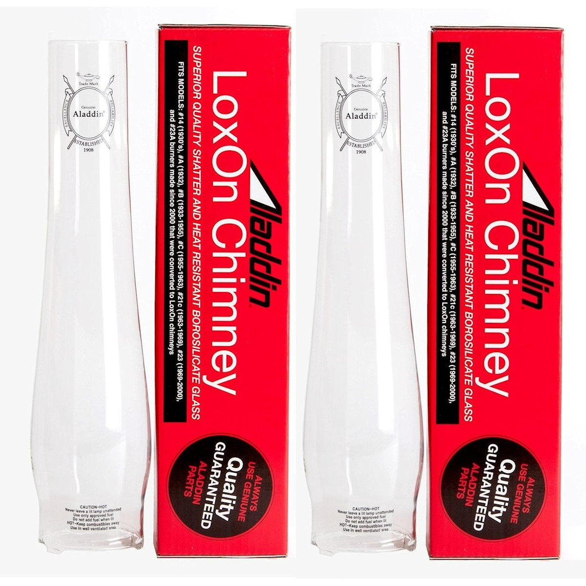 Aladdin Lamp Lox-on Chimney