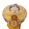 Aladdin Lamp Amber Glass Cathedral Lamp Base circa 1934 - Image 2