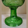 Aladdin Lamp Green Crystal Washington Drape Round Base circa 1939 - Image 5