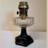 Aladdin Lamp Clear over Black Corinthian