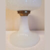 Aladdin Lamp White Moonstone Diamond Quilt Base circa 1937 - Image 5