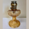 Aladdin Lamp Amber Glass Washington Drape Round Base circa 1939 - Image 2