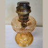 Aladdin Lamp Amber Glass Washington Drape Round Base circa 1939 - Image 4