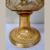 Aladdin Lamp Amber Glass Washington Drape Round Base circa 1939 - Image 5