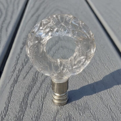 Aladdin Lamp Wreath Finial in Clear Crystal - Image 2