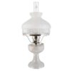 Aladdin Lamp Clear Crystal Lincoln Drape with N601 Satin Dome Shade & Nickel Hardware